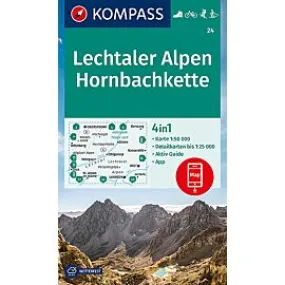 24 LECHTALER ALPEN HORNBACHKETTE 1 50 000