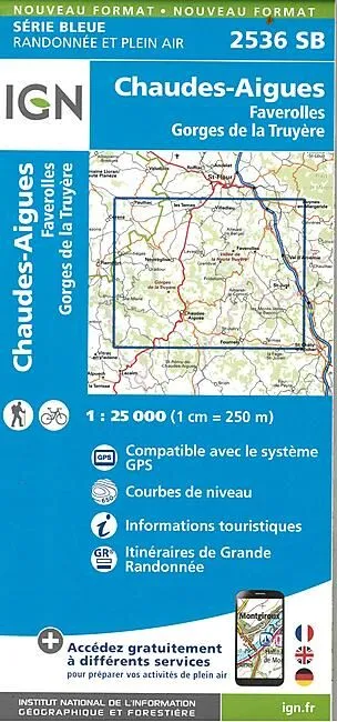 2536 SB CHAUDES AIGUES 1 25 000