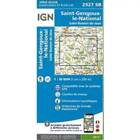 2927 SB ST GENGOUX LE NATIONAL 1 25 000