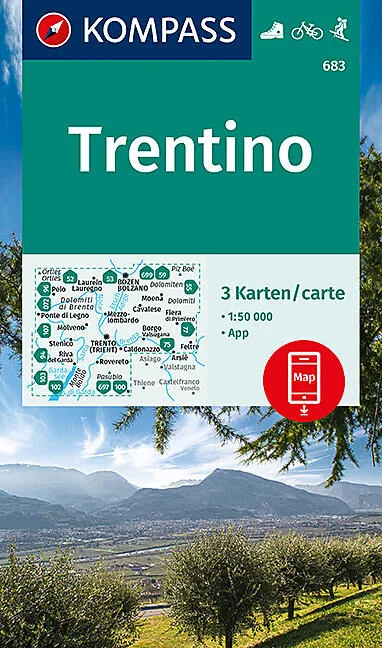 683 TRENTINO ECHELLE 1 50 000