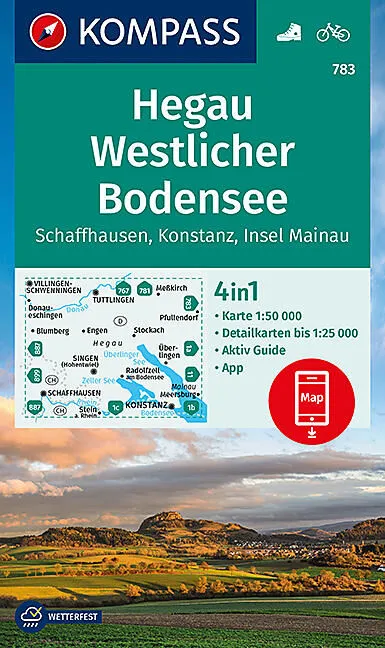 783 HEGAU WESTLICHER BODENSEE 1 50 000