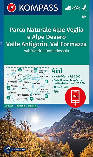 89 PARCO NATURALE ALPE VEGLIA 1 50 000