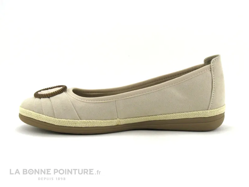 Achat chaussures Jana Femme Ballerine, vente Jana 8-22161-20 - Ballerine beige Femme