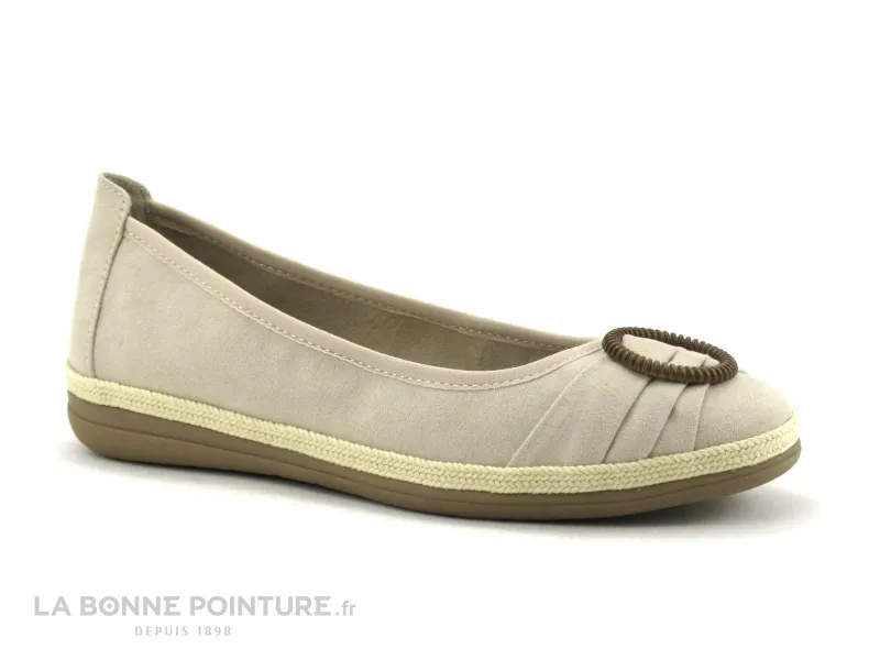 Achat chaussures Jana Femme Ballerine, vente Jana 8-22161-20 - Ballerine beige Femme