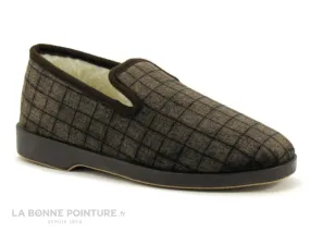 Achat chaussures Ouf ! Homme Pantoufle et Chausson, vente Ouf CITS marron - Charentaise Homme marron interieur pure laine