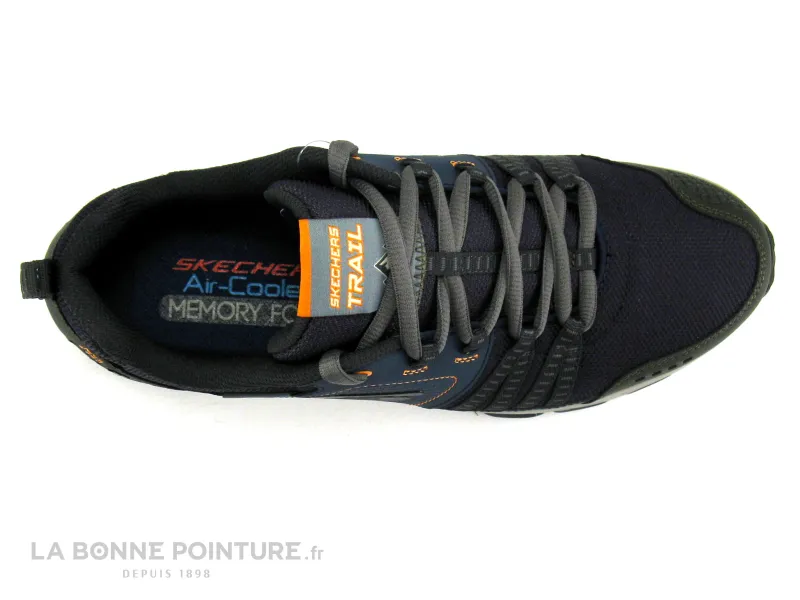 Achat chaussures Skechers Homme Chaussure de Sport, vente Skechers Escape plan 51591 Gris Bleu - Mens sport casual - Basket
