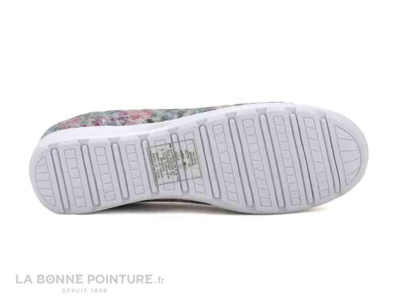 Achat chaussures Topway Femme Ballerine, vente TopWay B930544 Multi - Ballerine Femme - Bleu Rose Gris Argent