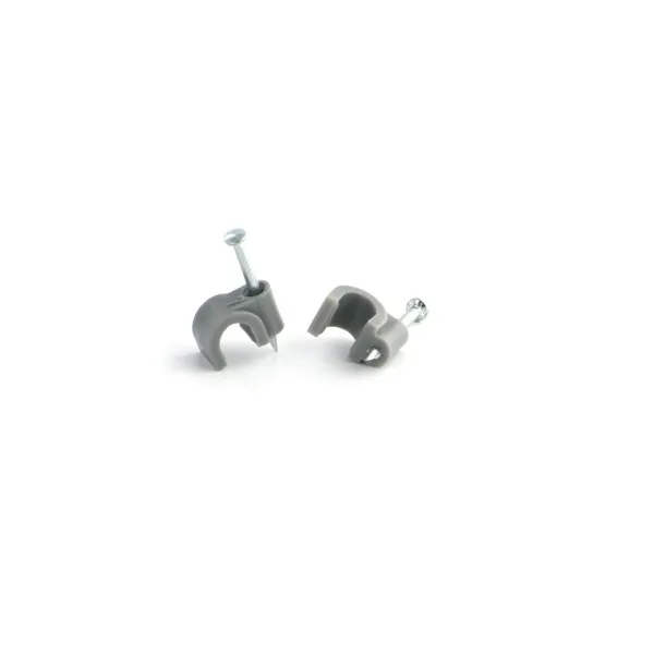 Attache électrique grise 8mm 100 Pieces-INGELEC