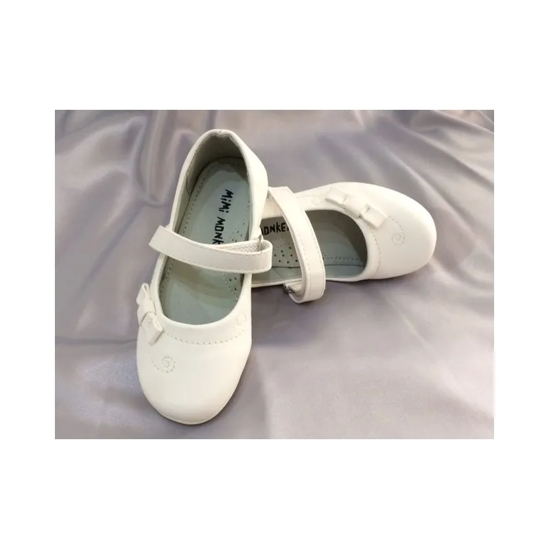 Ballerines BAPTEME fille blanc 