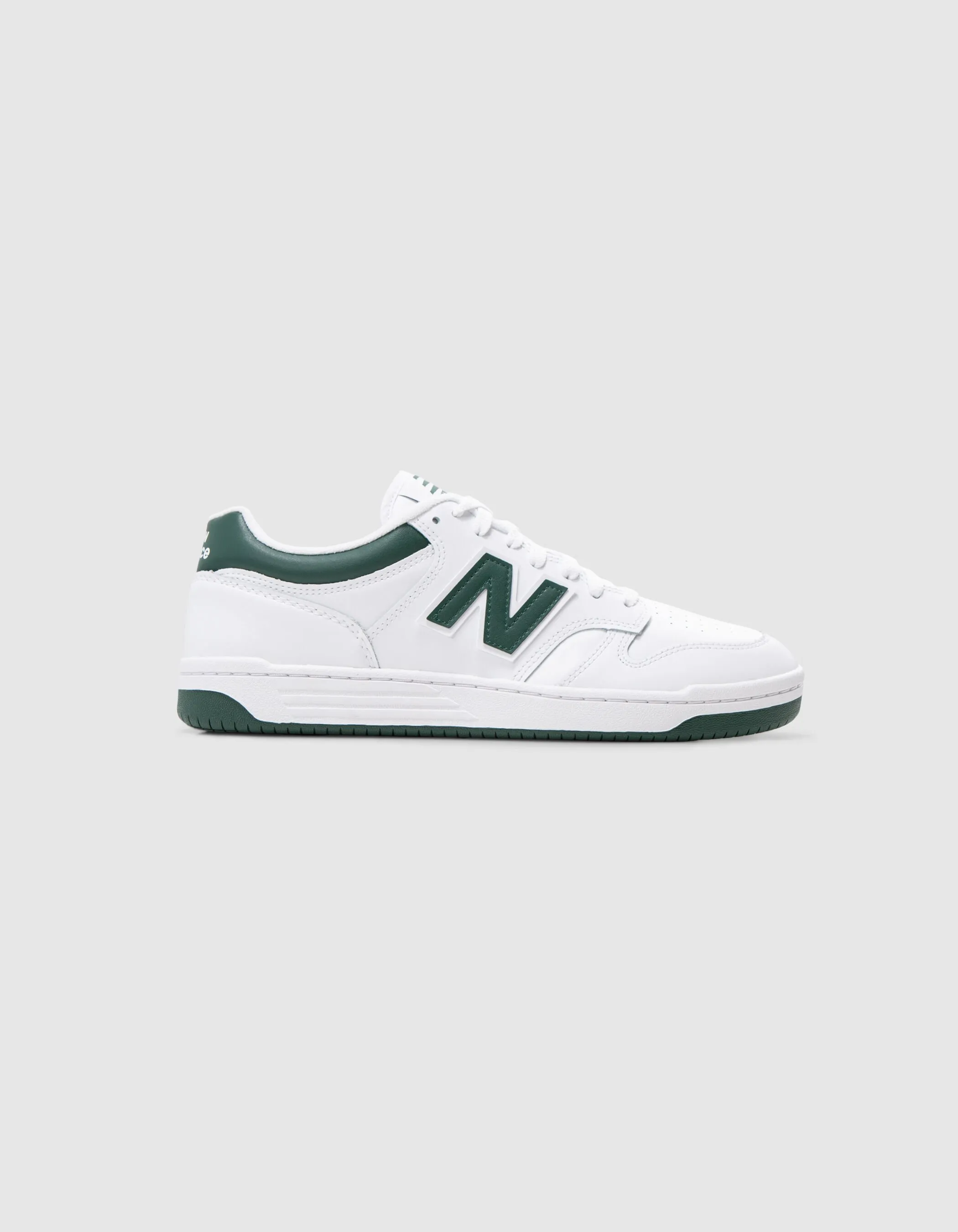 Baskets blanches et vertes NEW BALANCE 480 Homme