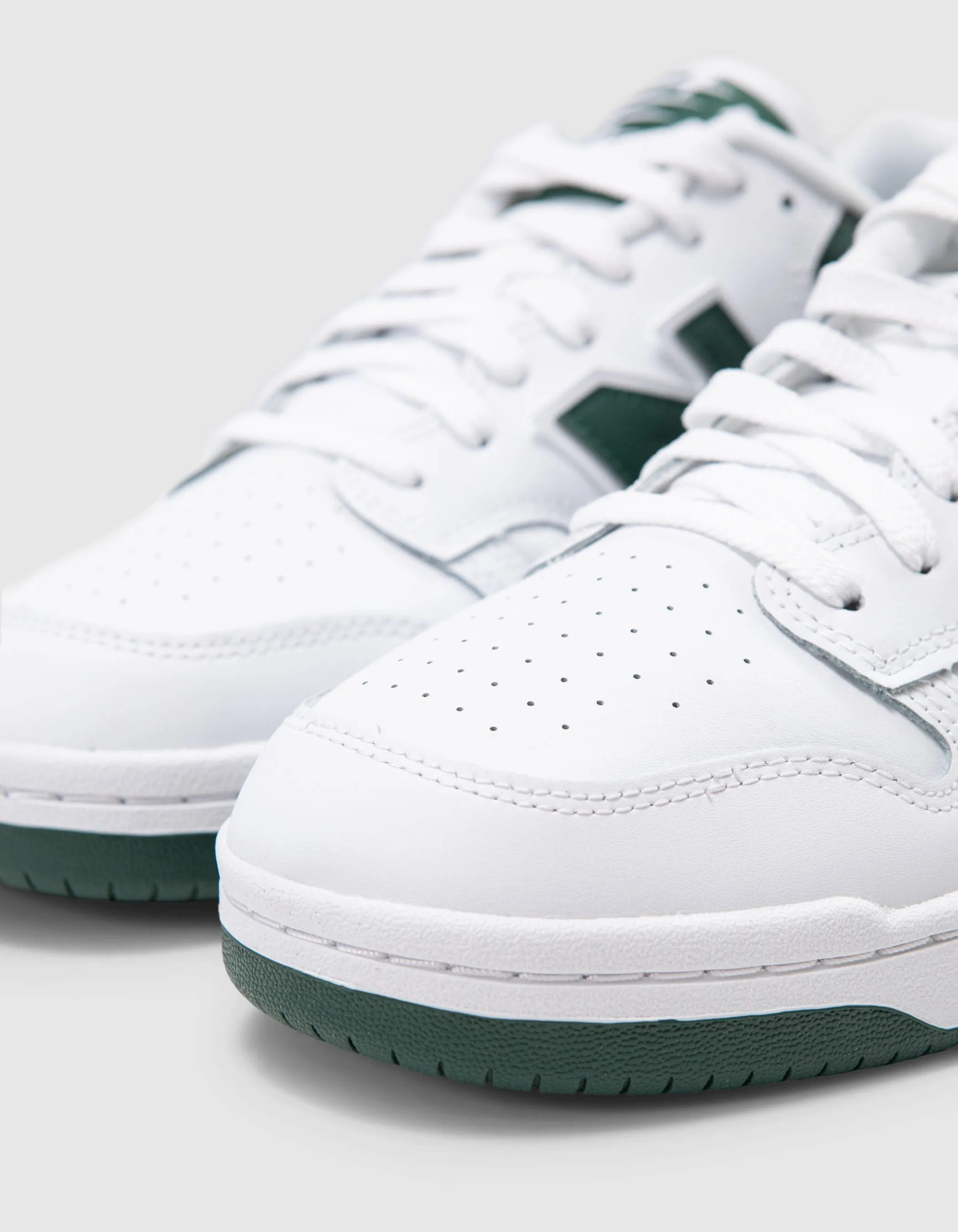 Baskets blanches et vertes NEW BALANCE 480 Homme