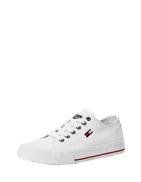 Baskets en toile Tommy Jeans ref 52549 Ybr White