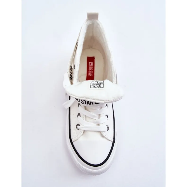 Baskets Hautes Isolées Big Star GG274027 Blanc blanche