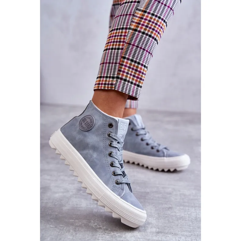 Baskets Isolées Femme Big Star EE274115 Bleu Clair