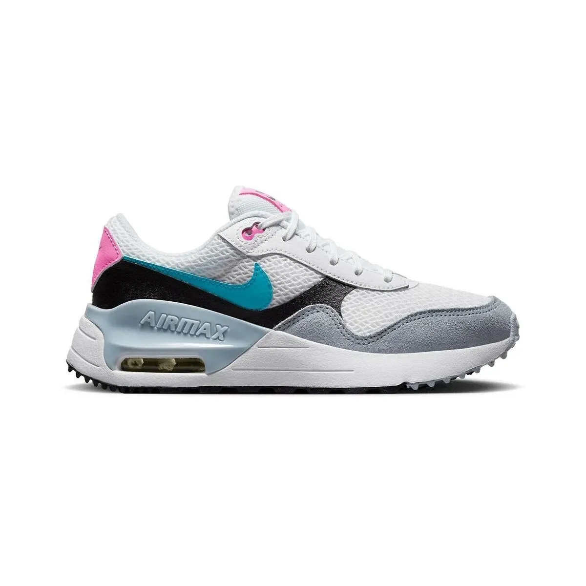 Baskets mode Nike air max systm gs blanc