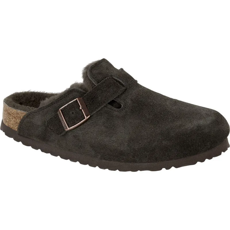 Birkenstock Boston Shearling Suede Leather - Sandales d'hiver | Hardloop