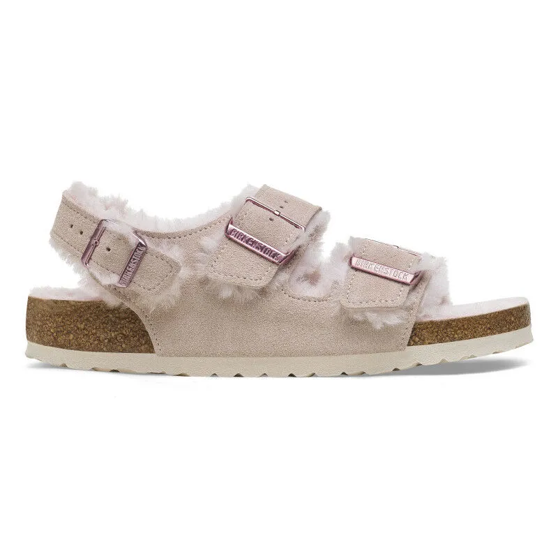 Birkenstock Milano Shearling Suede Leather - Sandales d'hiver | Hardloop