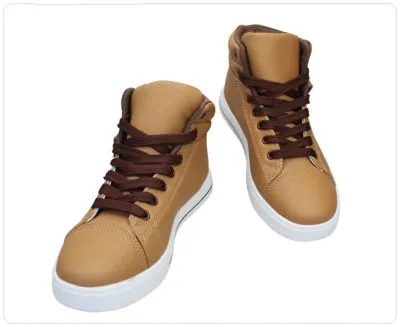 Boots Baskets Montantes Sports avec Rabat Côtés Chaussures Urbaines