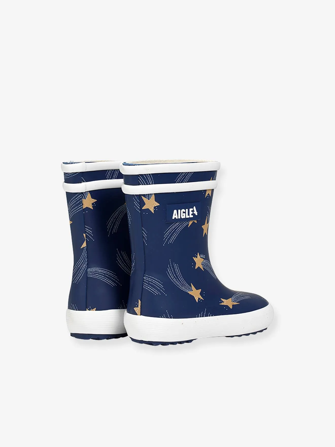 Bottes de pluie enfant Baby Flac Play2 NA41I AIGLE® bleu nuit - Aigle