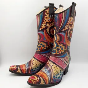 Bottes de pluie style cowboy, pointure usa 37