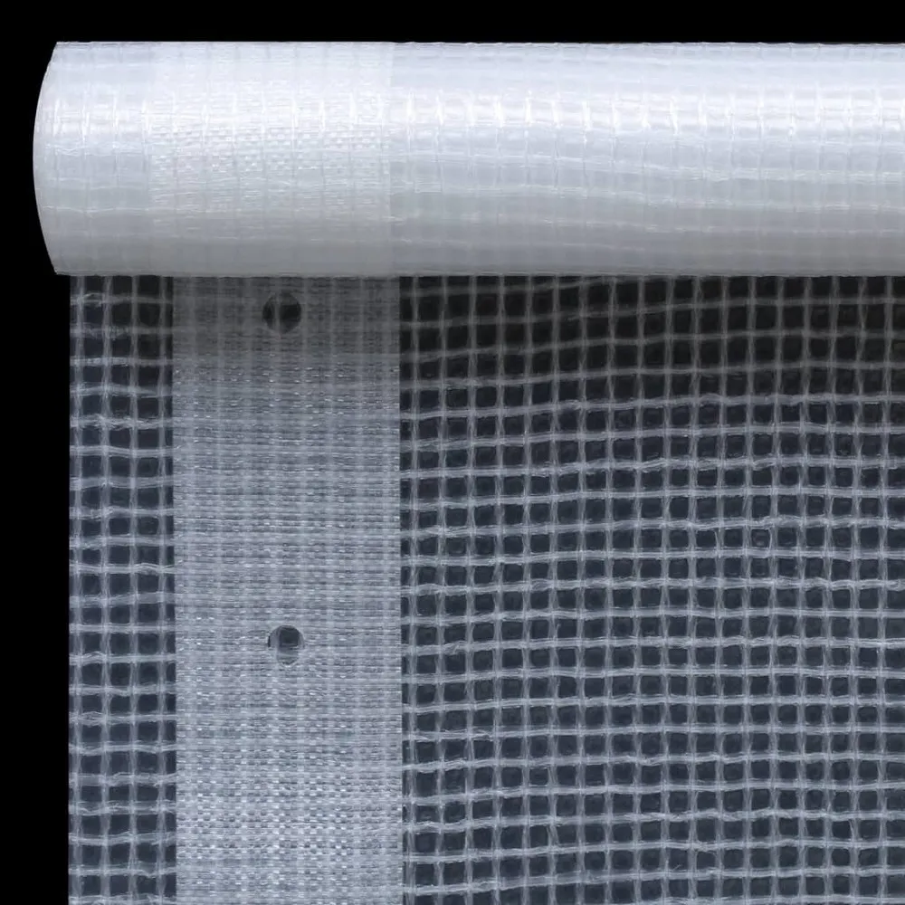 Bâches leno 2 pcs 260 g/m² 2x6 m blanc