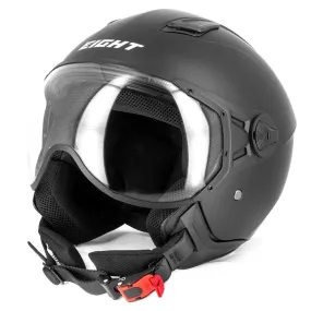 Casque moto aviateur - S779 LEOV Noir Mat