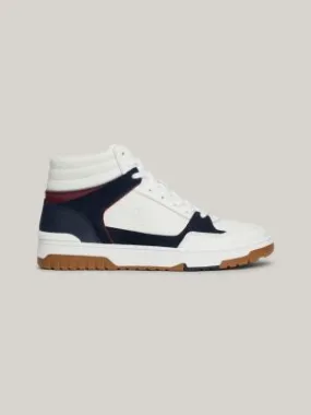 Chaussures de basket montantes en cuir | Bleu | Tommy Hilfiger