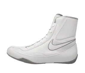 Chaussures de boxe semi-montantes Nike Machomai 2 - Blanc/Noir