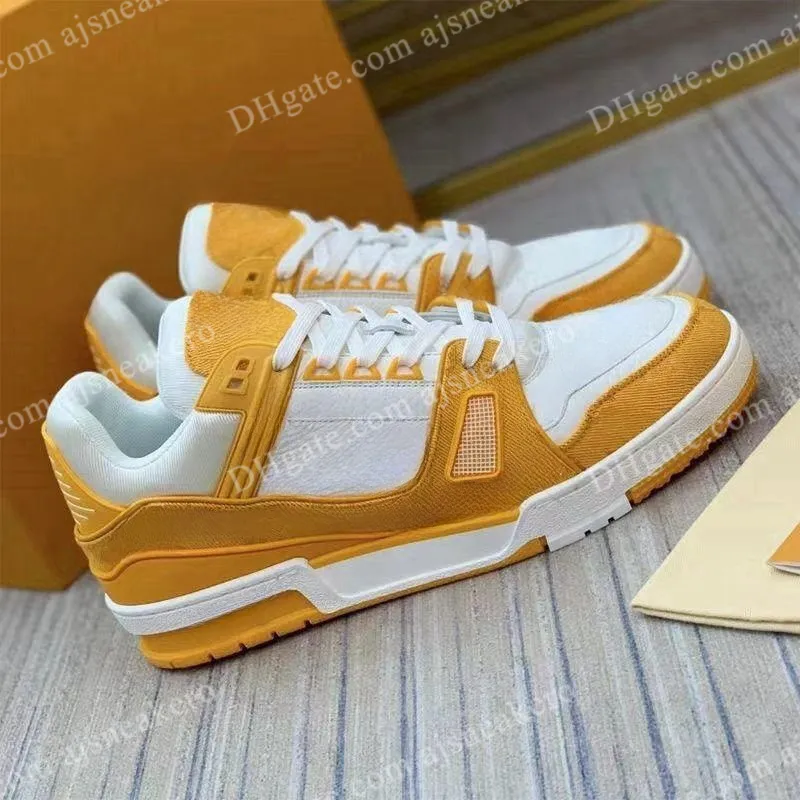 Chaussures De Créateurs Entraîneur En Relief Sneaker Blanc Noir Ciel Bleu Abloh Green Denim Rose Rouge Luxurys Virgil Mens Casua