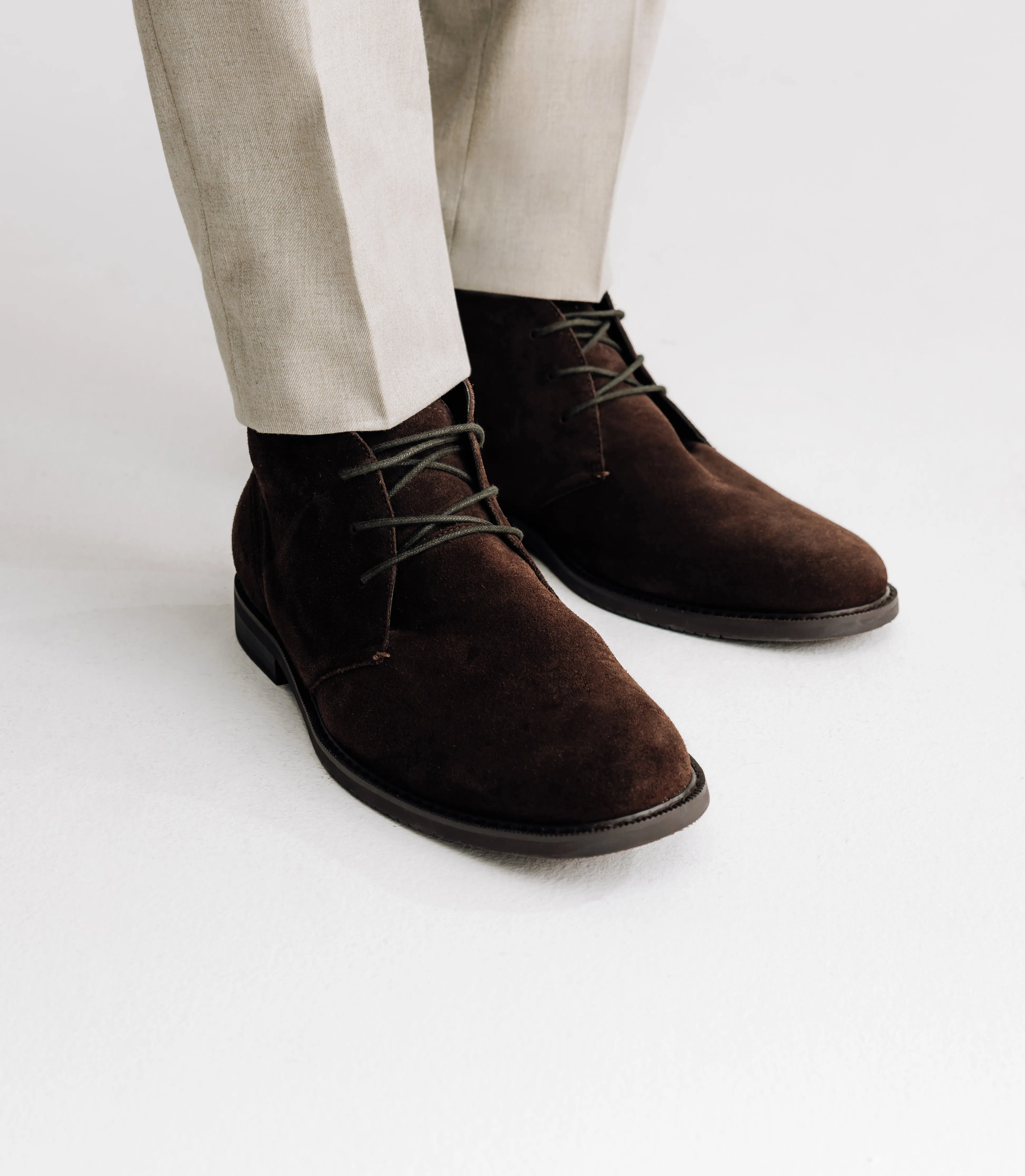 Chaussures montantes marron