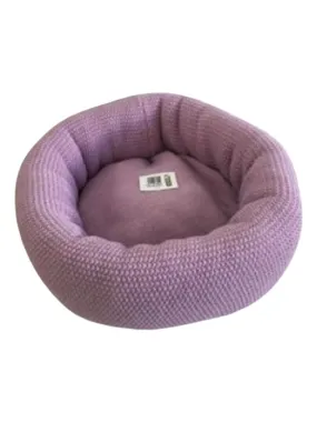Corbeille apaisante chat en laine - Violet