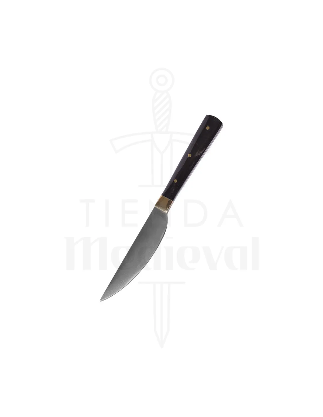 Couteau de cuisine manche en corne, avec étui (17 cm.) ⚔️ Boutique Épées