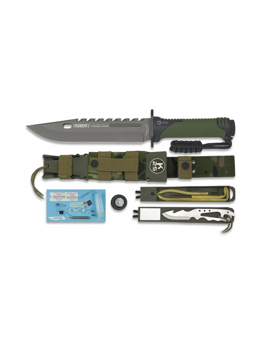 Couteau tactique Thunder I Camo Esp. ⚔️ Boutique Épées