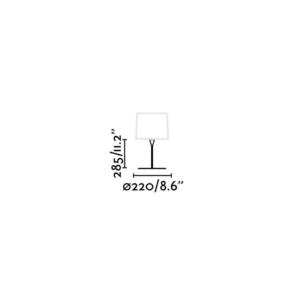 FARO 64310 Structure pour lampe de table intérieur blanche MAMBO