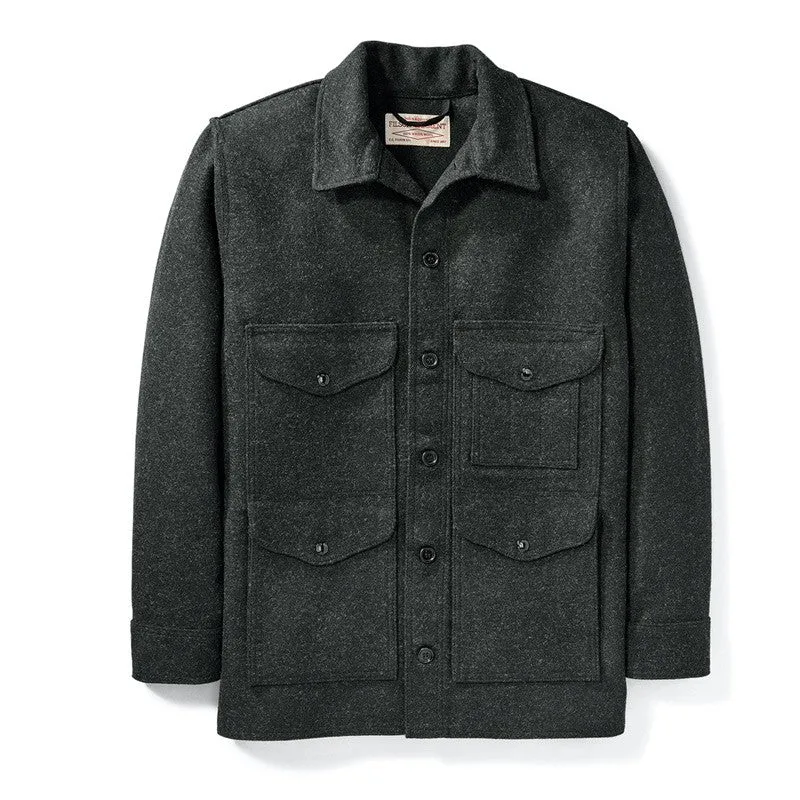 Filson Mackinaw Wool Cruiser Charcoal