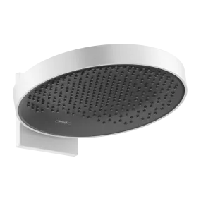 Hansgrohe Rainfinity 360 tête de douche ronde avec support mural 36 cm blanc mat