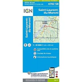 IGN 4702 SB ST LAURENT DU MARONI 1 25 000