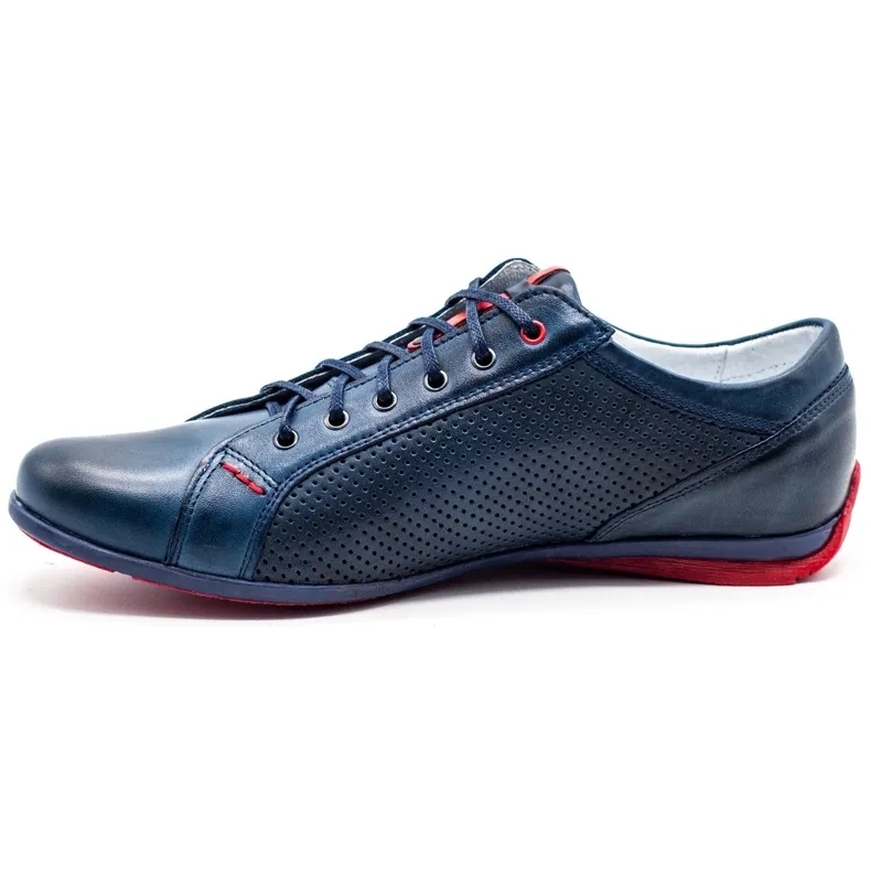 Joker Chaussures casual homme 295J bleu marine