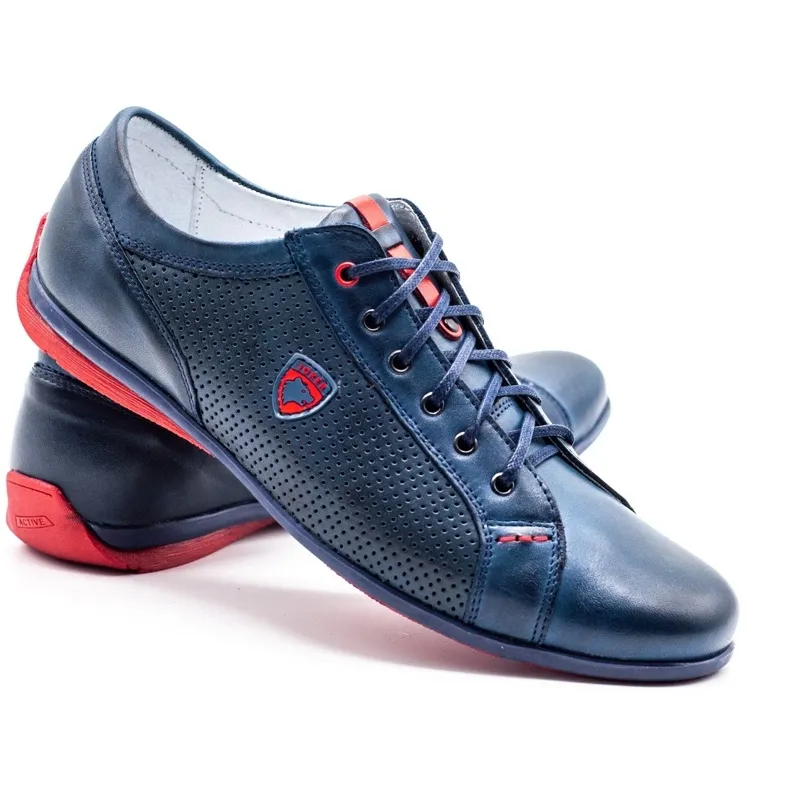 Joker Chaussures casual homme 295J bleu marine