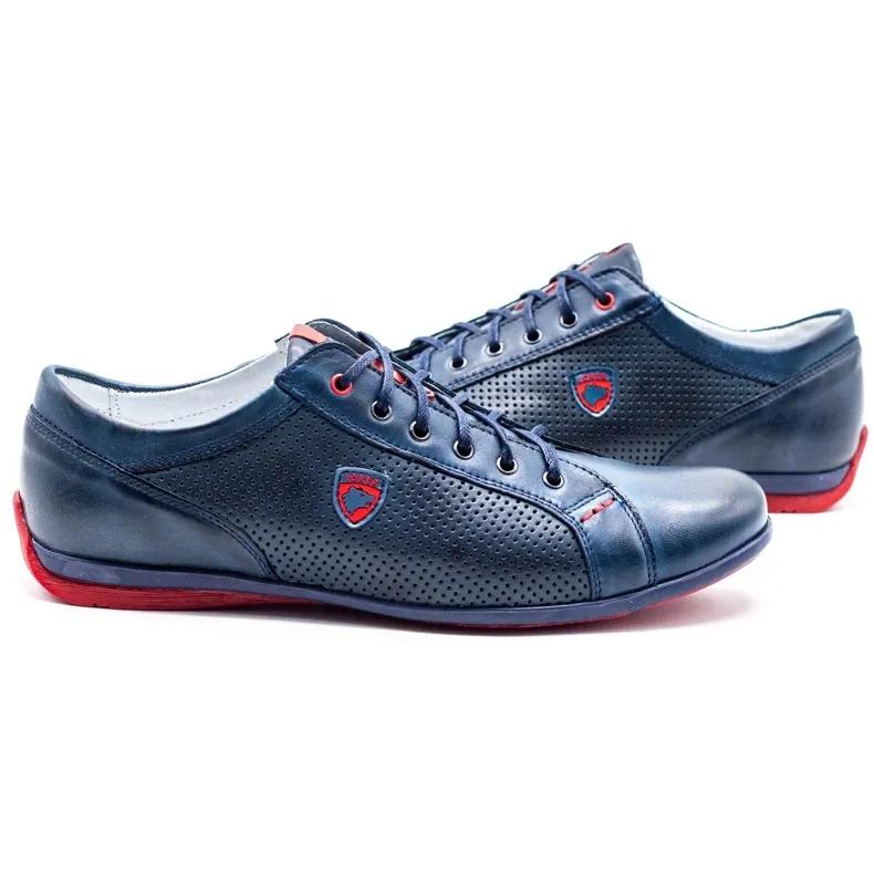 Joker Chaussures casual homme 295J bleu marine