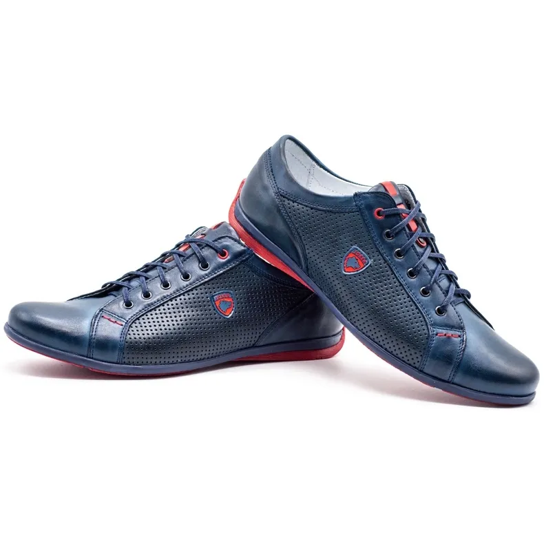 Joker Chaussures casual homme 295J bleu marine