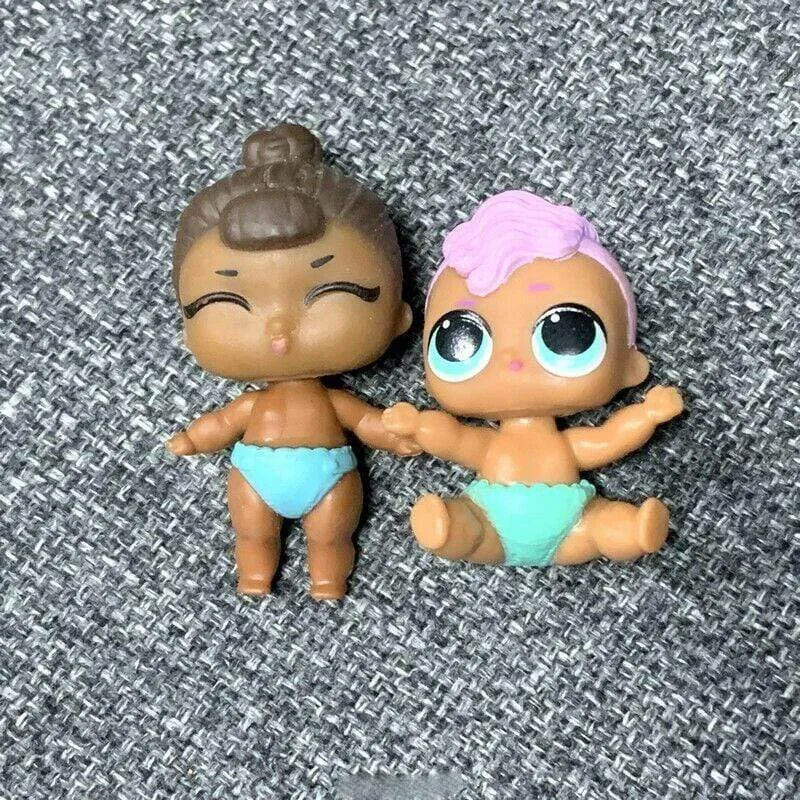 Lot de 2 poupée LOL Surprise miss baby et boy L.O.L LiL Sisters