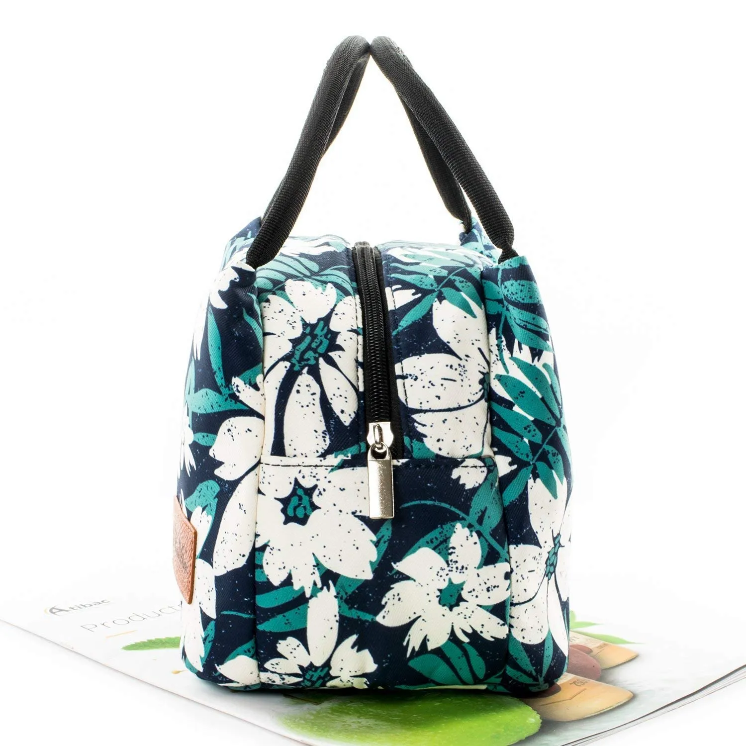 Lunch Bag Femme Fleurs ou Sac Repas Isotherme - Shine Boutique