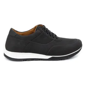 Olivier Chaussures casual cuir homme 902KNT nubuck noir le noir