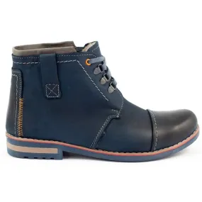 Olivier Chaussures d'hiver Homme Bottes de Neige 120 Bleu Marine