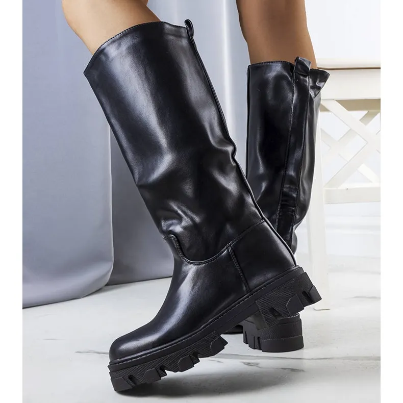 PA1 Bottes isolées Cazar noires le noir