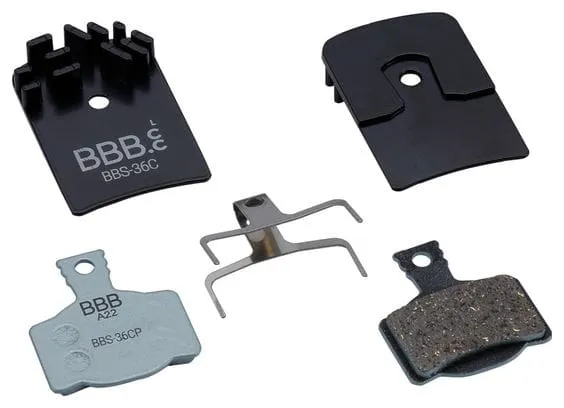 Paire de Plaquettes BBB DiscStop Coolfin Organiques pour Magura MT2/4/6/8