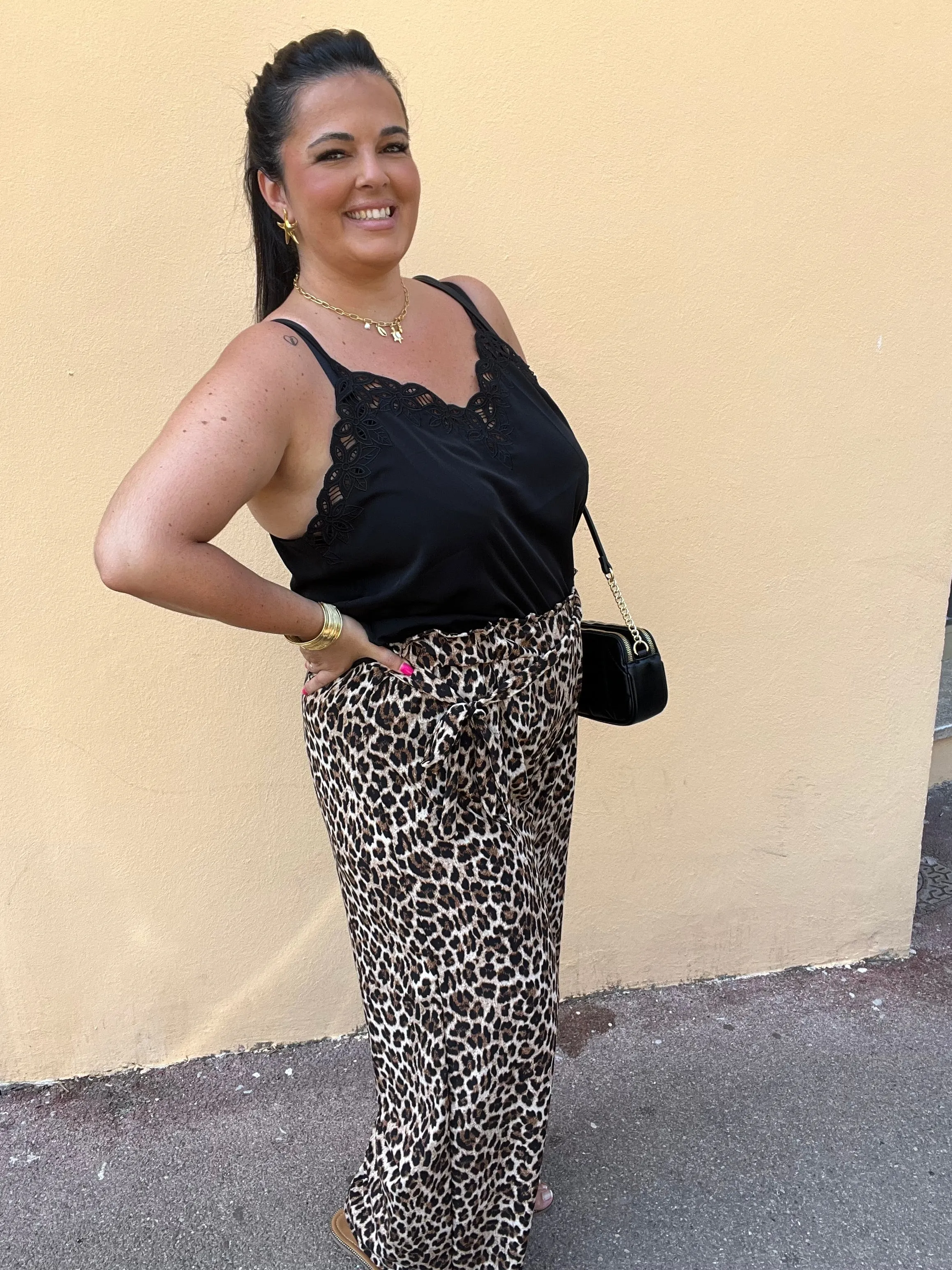 Pantalon Leopard