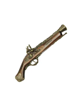 Pistolet tromblon à silex laitonné ⚔️ Boutique Épées