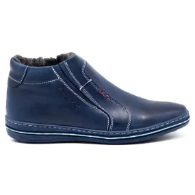 Polbut Chaussures hiver homme 381 bleu marine